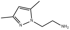 2-(3,5-二甲基-1H-吡唑-1-基)乙胺 结构式