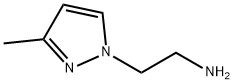 2-(3-甲基-1H-吡唑-1-基)乙-1-胺 结构式