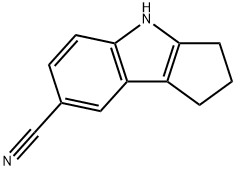 7-氰基-1,2,3,4-四氢环戊二烯并[B]吲哚 结构式