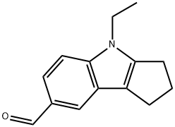 Cyclopent[b]indole-7-carboxaldehyde, 4-ethyl-1,2,3,4-tetrahydro- (9CI) 结构式