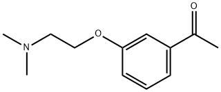 1-[3-(2-DIMETHYLAMINO-ETHOXY)-PHENYL]-ETHANONE 结构式