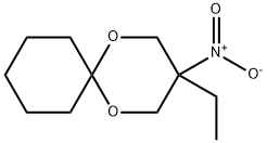 3-Ethyl-3-nitro-1,5-dioxaspiro[5.5]undecane 结构式