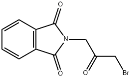 1-溴-4-N-酞酰亚胺基-2-丁酮 结构式
