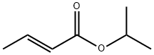 巴豆酸异丙酯 结构式