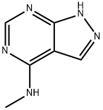 N-甲基-1H-吡唑并[3,4-D]嘧啶-4-胺 结构式