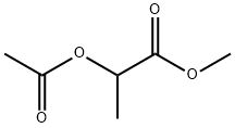 methyl 2-acetyloxypropanoate 结构式