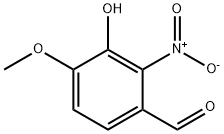 3-HYDROXY-4-METHOXY-2-NITRO-BENZALDEHYDE 结构式