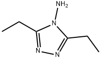 4H-1,2,4-三唑,4-氨基-3,5-二乙基- 结构式