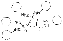 2,3-二磷酸-D-甘油酸 五环己胺盐 结构式