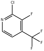 2-氯-3-氟-4-(三氟甲基)吡啶 结构式