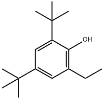 2,4-二-叔-丁基-6-乙基苯酚 结构式