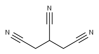 1,2,3-丙三甲腈 结构式