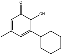 2,4-Cyclohexadien-1-one, 5-cyclohexyl-6-hydroxy-3-methyl- (9CI) 结构式