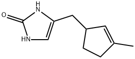 2H-Imidazol-2-one,  1,3-dihydro-4-[(3-methyl-2-cyclopenten-1-yl)methyl]- 结构式