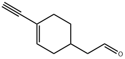 3-Cyclohexene-1-acetaldehyde, 4-ethynyl- (9CI) 结构式