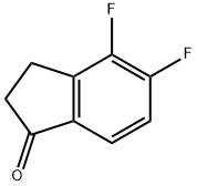 4,5-二氟-1-茚酮 结构式