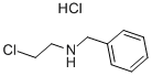 N-BENZYL-2-CHLOROETHANAMINE HYDROCHLORIDE 结构式