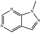 1-甲基吡唑(3,4D)并嘧啶 结构式