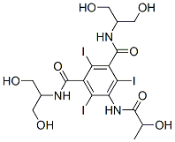 N1,N3-双(1,3-二羟丙基-2-基)-5-(2-羟丙酰胺)-2,4,6-三碘异酞酰胺 结构式