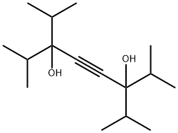 3,6-二异丙基-2,7-二甲基辛基-4-炔-3,6-二醇 结构式