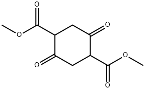 2,5-二甲氧酰基-1,4-环己二酮 结构式