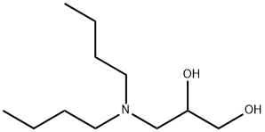 3-(二丁基氨基)丙烷-1,2-二醇 结构式