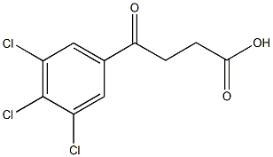 4-(3,4,5-TRICHLOROPHENYL)-4-OXOBUTYRIC ACID 结构式