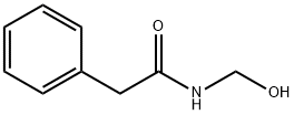 N-(HYDROXYMETHYL)-2-PHENYLACETAMIDE 结构式