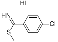 S-METHYL-P-CHLOROISOTHIOBENZAMIDE HYDROIODIDE 结构式