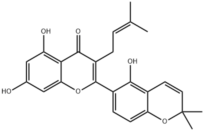 桑皮酮B 结构式