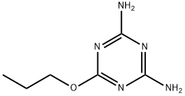 6-Propoxy-s-triazine-2,4-diamine 结构式