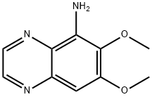 6,7-dimethoxyquinoxalin-5-amine 结构式