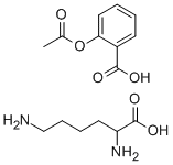 赖氨酸乙酰水杨酸 结构式