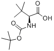N-Boc-L-叔亮氨酸 结构式
