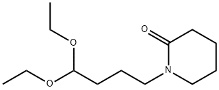 1-(4,4-diethoxybutyl)piperidin-2-one 结构式