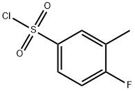 4-氟-3-甲基苯磺酰氯 结构式