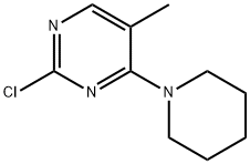 2-chloro-5-methyl-4-piperidinopyrimidine 结构式
