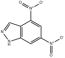 4,6-二硝基-1氢-吲唑 结构式