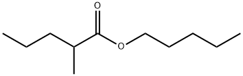 2-甲基戊酸戊酯 结构式