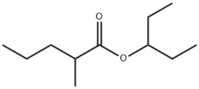 pentan-3-yl 2-methylpentanoate 结构式