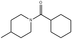 1-(Cyclohexylcarbonyl)-4-methylpiperidine 结构式