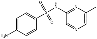 4-amino-N-(6-methylpyrazin-2-yl)benzenesulfonamide 结构式