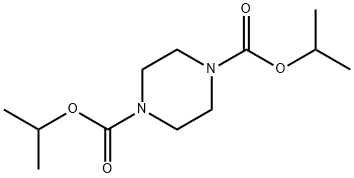dipropan-2-yl piperazine-1,4-dicarboxylate 结构式