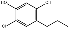 4-chloro-6-propyl-benzene-1,3-diol 结构式