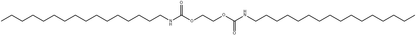 2-(hexadecylcarbamoyloxy)ethyl N-hexadecylcarbamate 结构式