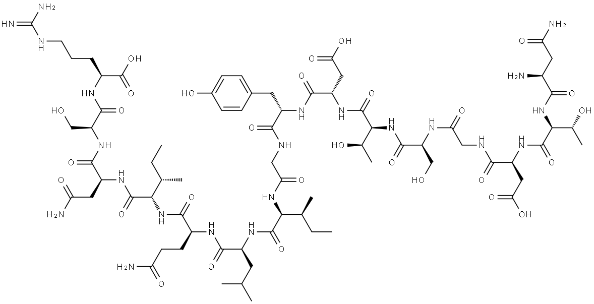 鸡蛋白溶菌酶多肽46-61 结构式