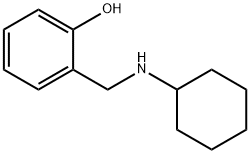 2-[(环己基氨基)甲基]苯酚 结构式