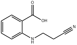 Benzoic acid, 2-[(2-cyanoethyl)amino]- (9CI) 结构式