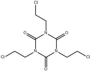 1,3,5-三(2-氯乙基)-1,3,5-三嗪-2,4,6(1H,3H,5H)-三酮 结构式