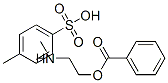 2-methylaminoethyl benzoate, 4-methylbenzenesulfonic acid 结构式